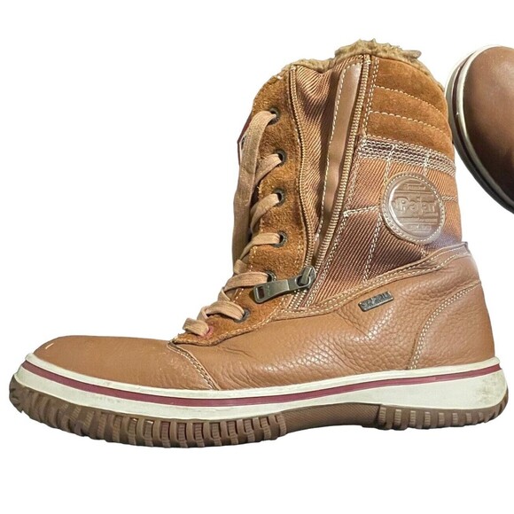 PAJAR Canada Trooper Boots Men Sz 10.5 Waterproof Winter snow boots Tan Brown - Picture 3 of 16